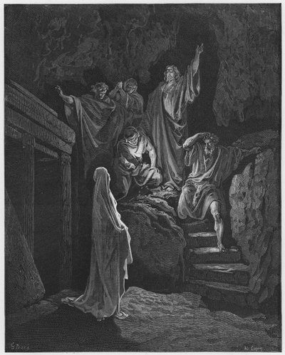 Opstanding van Lazarus door Gustave Dore